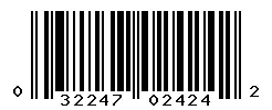 032247024242 barcode