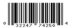 upc 032247742504 barcode image