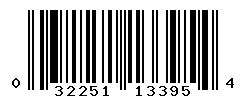 upc 032251133954 barcode image