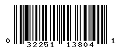 UPC barcode 032251138041