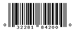 UPC barcode 032281842000
