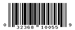 UPC barcode 032368100559