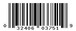 UPC barcode number 032406037519