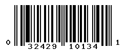 UPC barcode number 032429101341