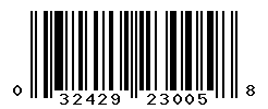 UPC barcode number 032429230058