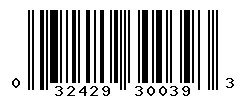 UPC barcode 032429300393