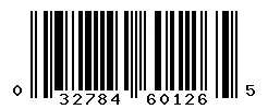 UPC barcode 032784601265