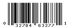 UPC barcode number 032784632771