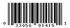 UPC barcode number 033056914151