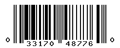 UPC barcode number 033170487760