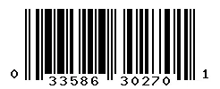 033586302701 barcode