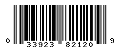 upc 033923821209 barcode image