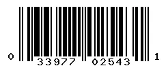 033977025431 barcode