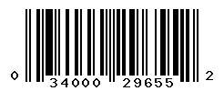 UPC barcode number 034000296552