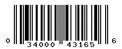 034000431656 barcode