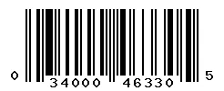 034000463305 barcode