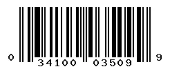 034100035099 barcode