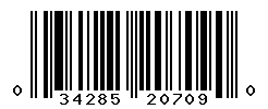 UPC barcode number 034285207090