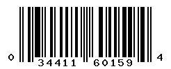 UPC barcode number 034411601594