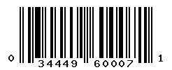 upc 034449600071 barcode image