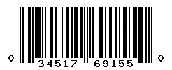 UPC 034517691550 barcode image