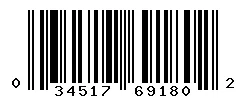 UPC barcode 034517691802
