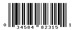 upc 034584823151 barcode image