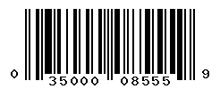 UPC barcode number 035000085559