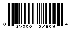 UPC barcode number 035000276094