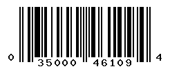 UPC barcode number 035000461094