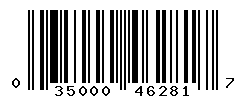 UPC barcode number 035000462817