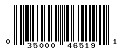 UPC barcode number 035000465191