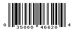 UPC barcode number 035000466204