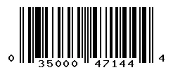 035000471444 barcode
