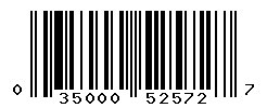 UPC barcode number 035000525727