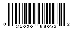 UPC barcode number 035000680532