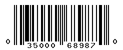 UPC barcode number 035000689870