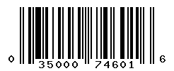 UPC barcode number 035000746016