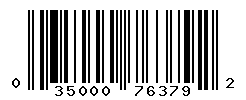 UPC barcode number 035000763792