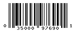 UPC barcode number 035000976901