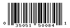 UPC barcode 035051500841