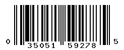 035051592785 barcode