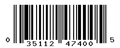 035112474005 barcode
