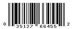 UPC barcode number 035127664552