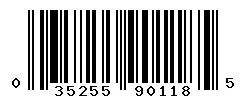 UPC barcode 035255901185