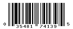 upc 035481741395 barcode image
