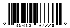 UPC barcode number 035613977760