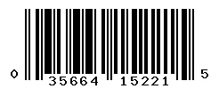 035664152215 barcode
