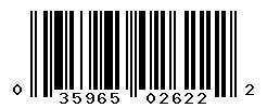 UPC barcode number 035965026222 lookup