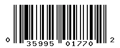 UPC barcode 035995017702